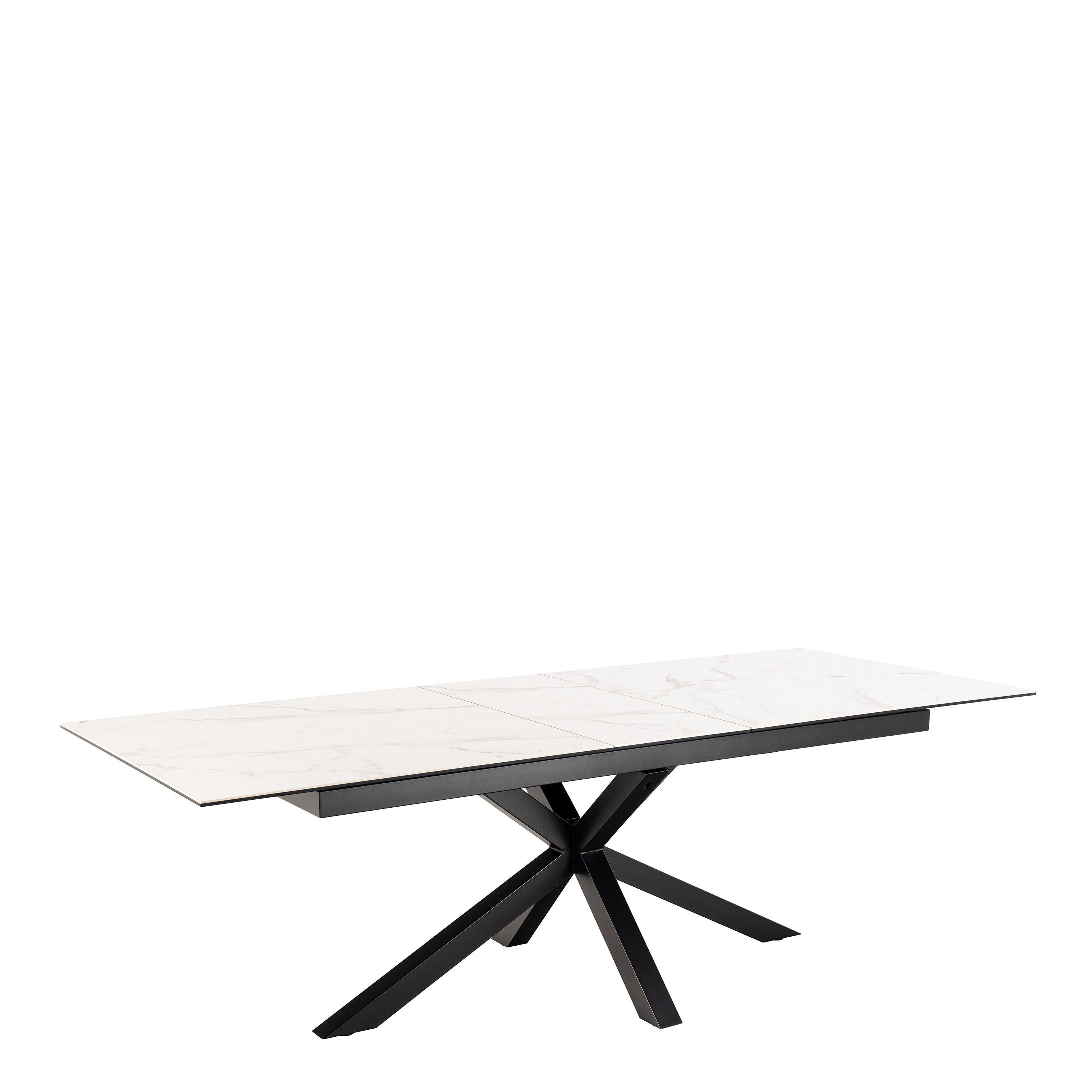 Heaven Extendable Dining Table with Ceramic White Top 200cm - image 3