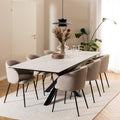 Heaven Extendable Dining Table with Ceramic White Top 200cm - image 4