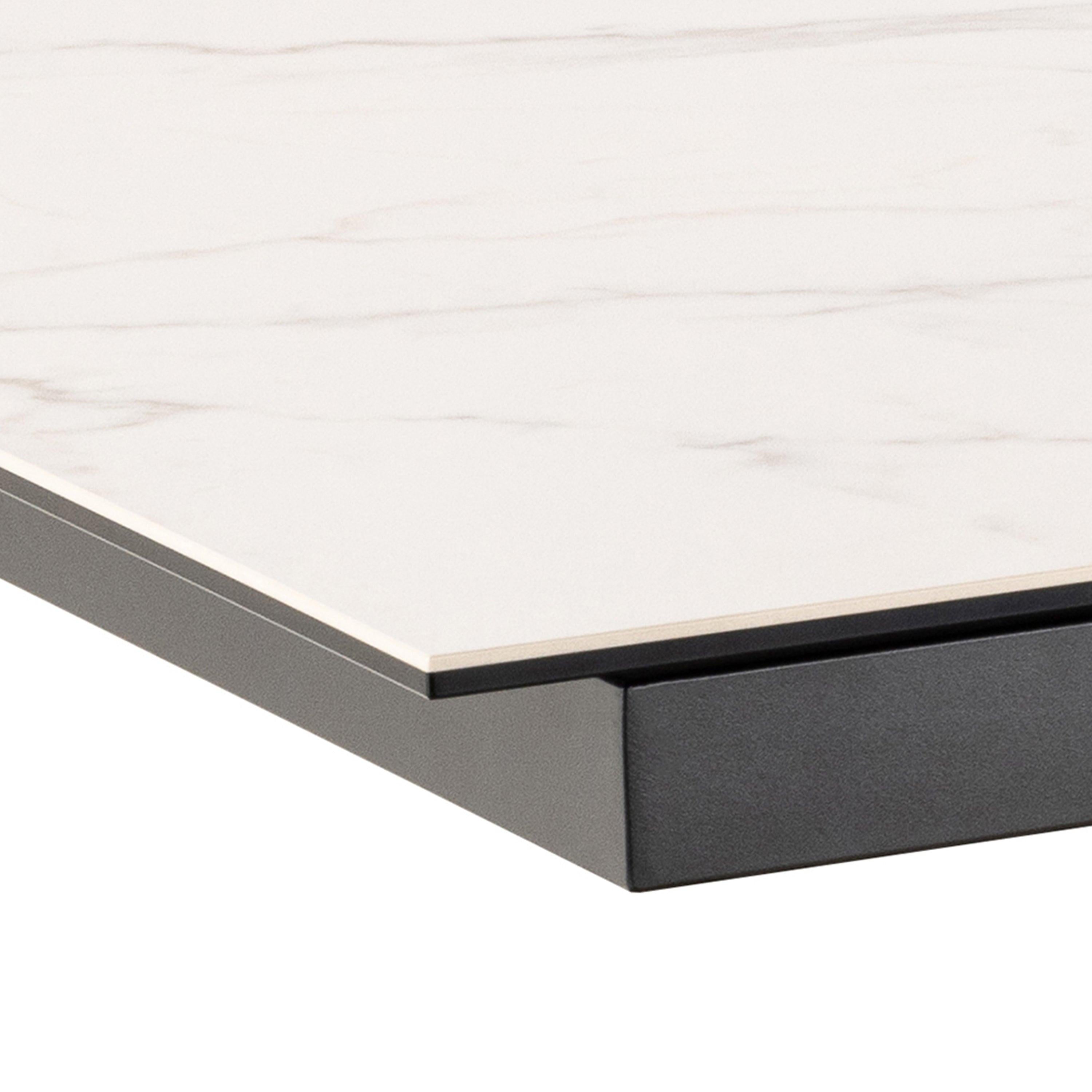 Heaven Extendable Dining Table with Ceramic White Top 200cm - image 9