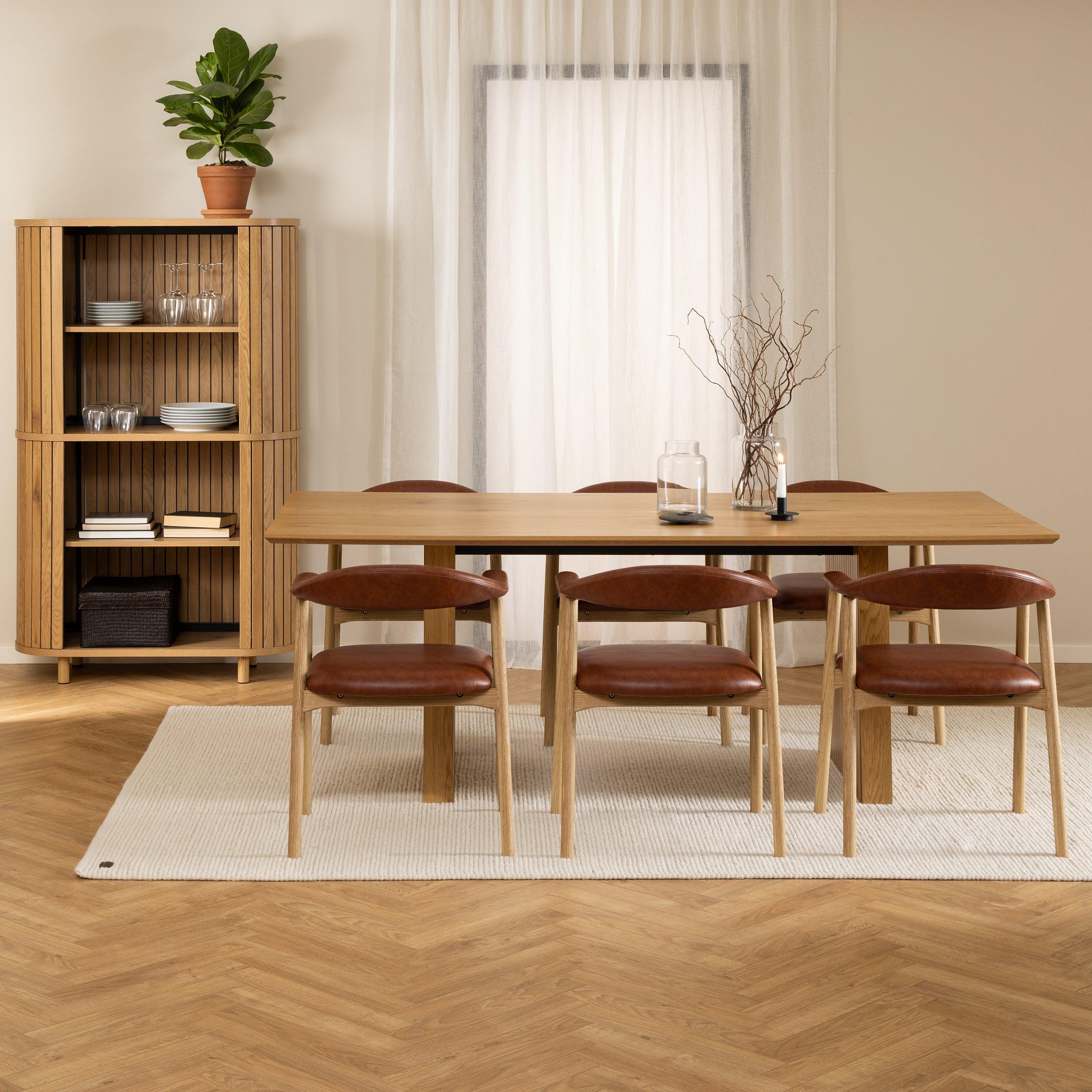 Colima Dining Table in Oak - image 3
