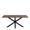 Heaven Dining Table in Ceramic Rusty Brown 160x90cm - image 2