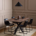 Heaven Dining Table in Ceramic Rusty Brown 160x90cm - image 3