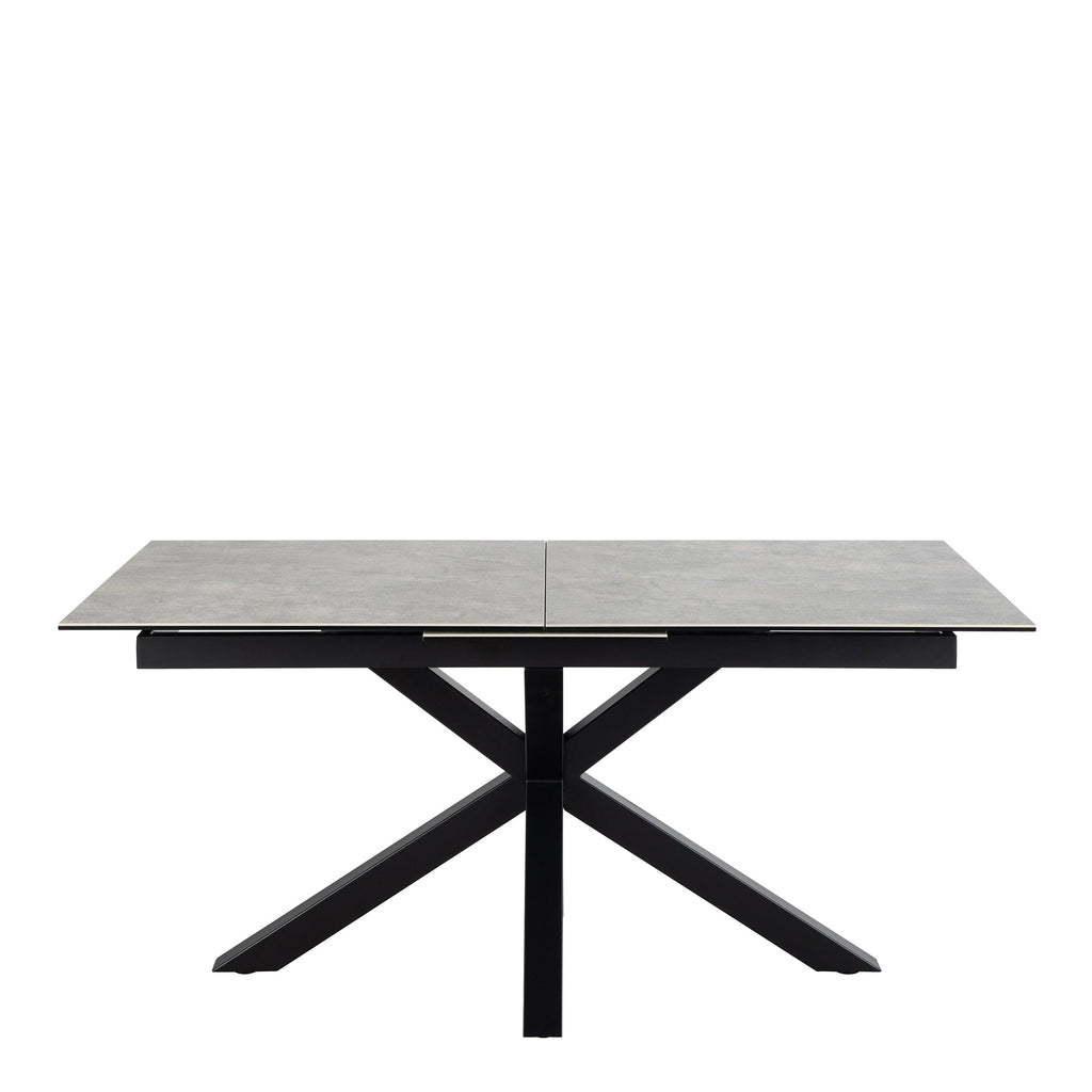 Heaven Extendable Dining Table with Ceramic Grey Top 168cm - image 2