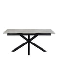 Heaven Extendable Dining Table with Ceramic Grey Top 168cm - image 2