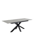 Heaven Extendable Dining Table with Ceramic Grey Top 168cm - image 3