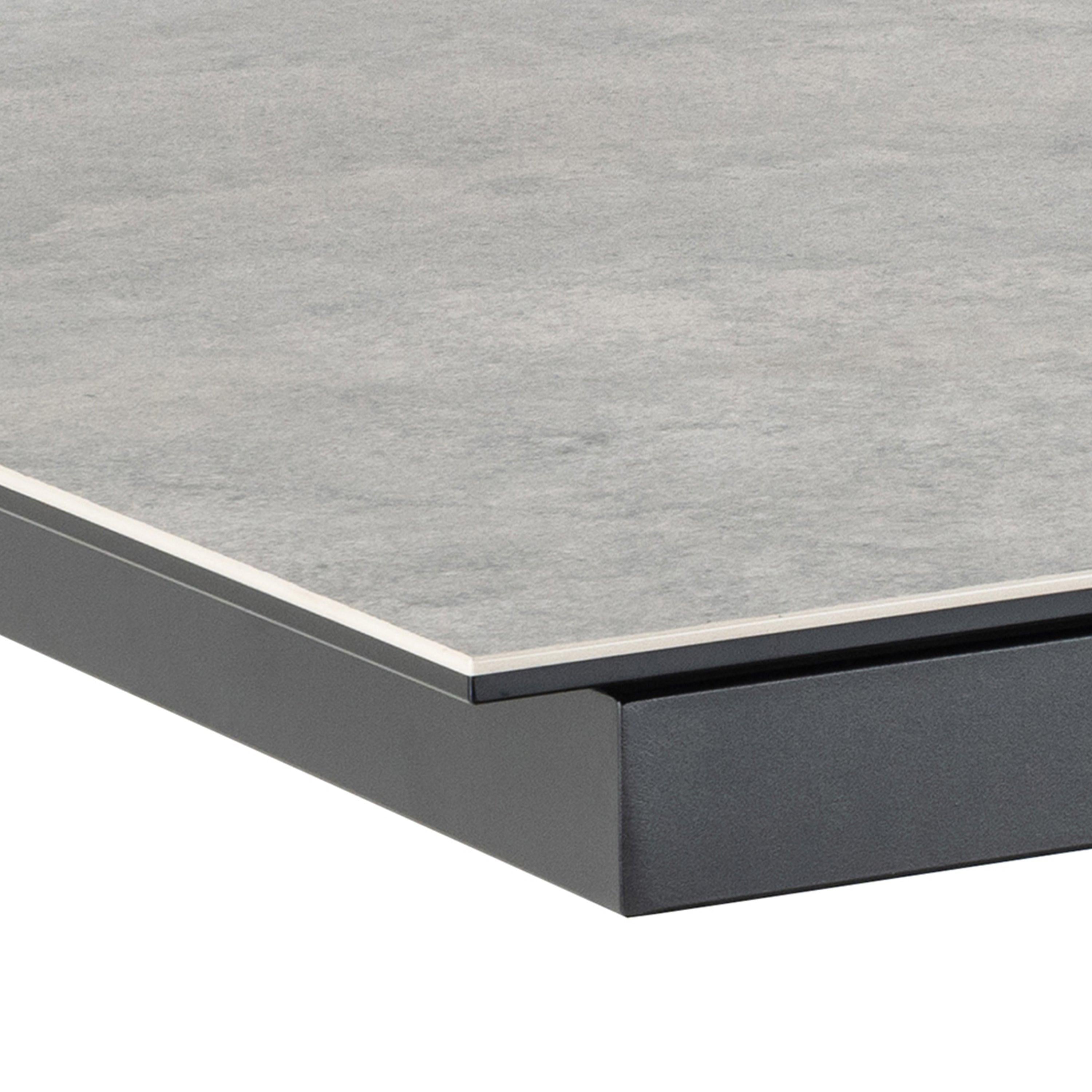 Heaven Extendable Dining Table with Ceramic Grey Top 168cm - image 9