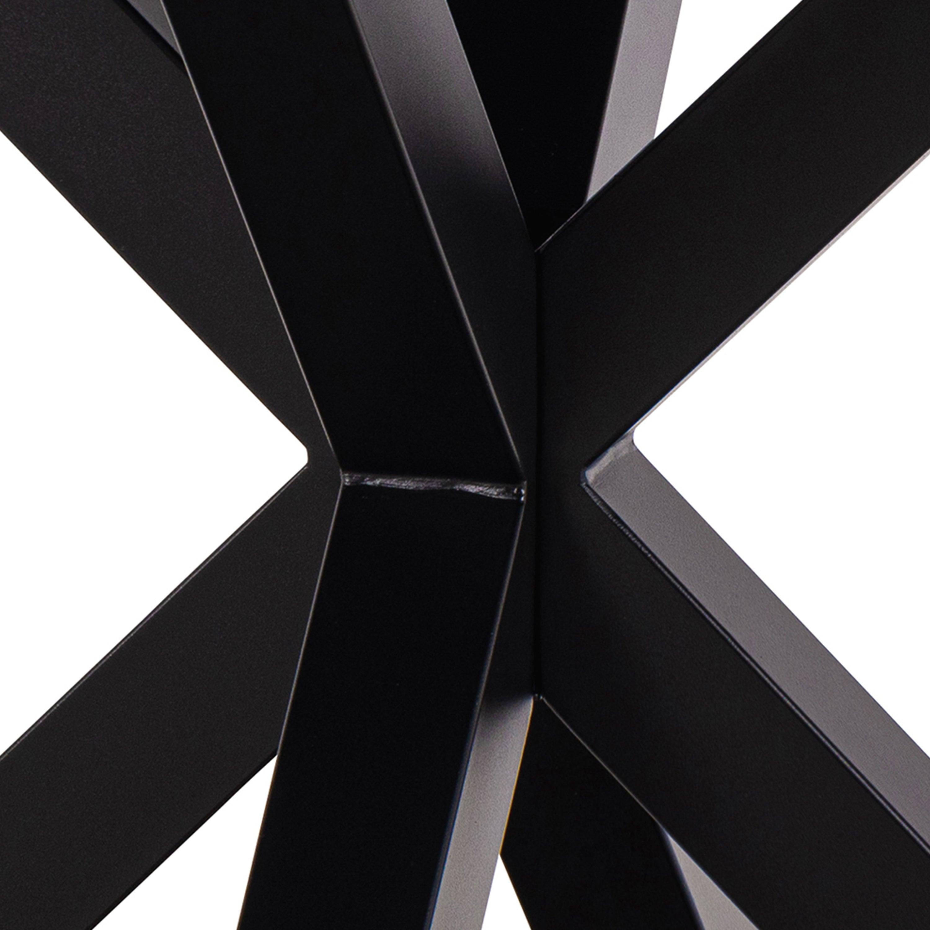 Heaven Round Dining Table with Ceramic Rusty Brown Top - image 8