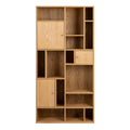 Rangoon 3 Door Large Bookcase in Oak - image 2