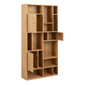 Rangoon 3 Door Large Bookcase in Oak - image 4