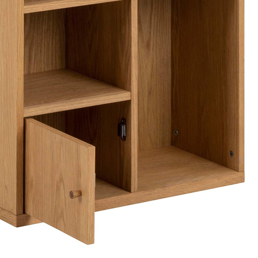 Rangoon 3 Door Bookcase in Oak - image 8