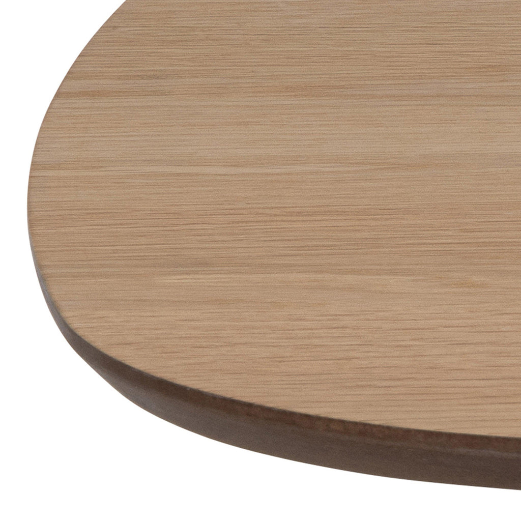 Caracas Square Coffee Table in Oak and Matt Black - image 5