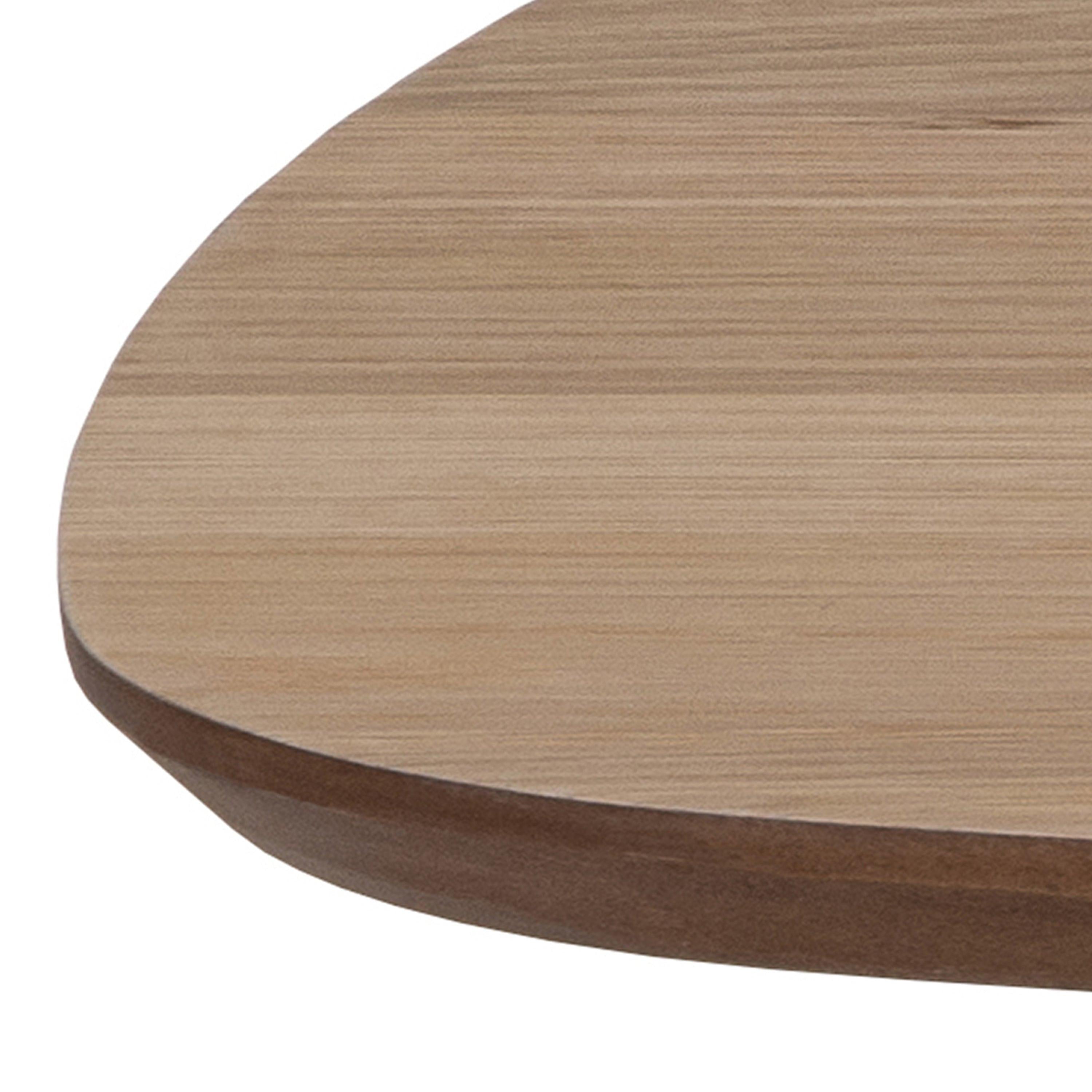 Caracas Rectangular Coffee Table in Oak and Matt Black - image 5