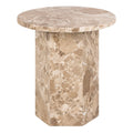 Naxos Side Table in Brown Marble - image 2