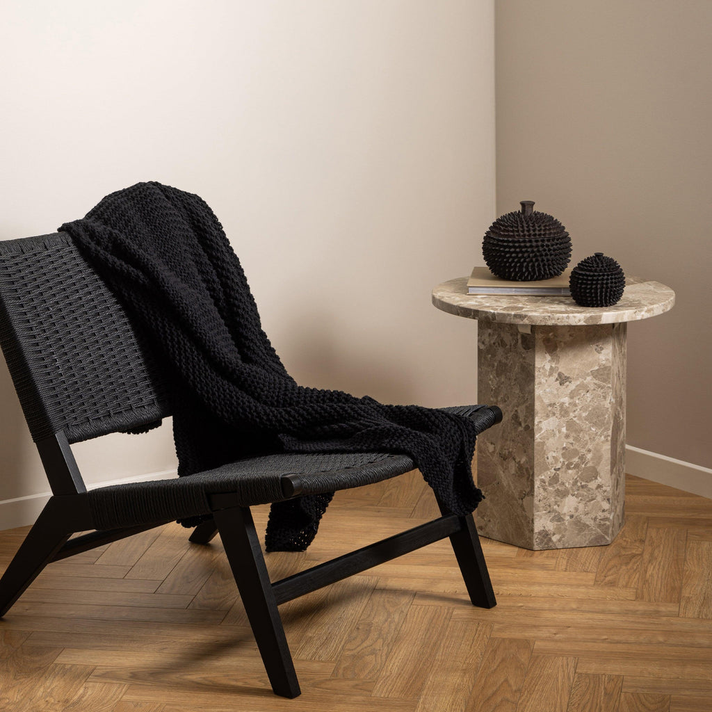 Naxos Side Table in Brown Marble - image 3