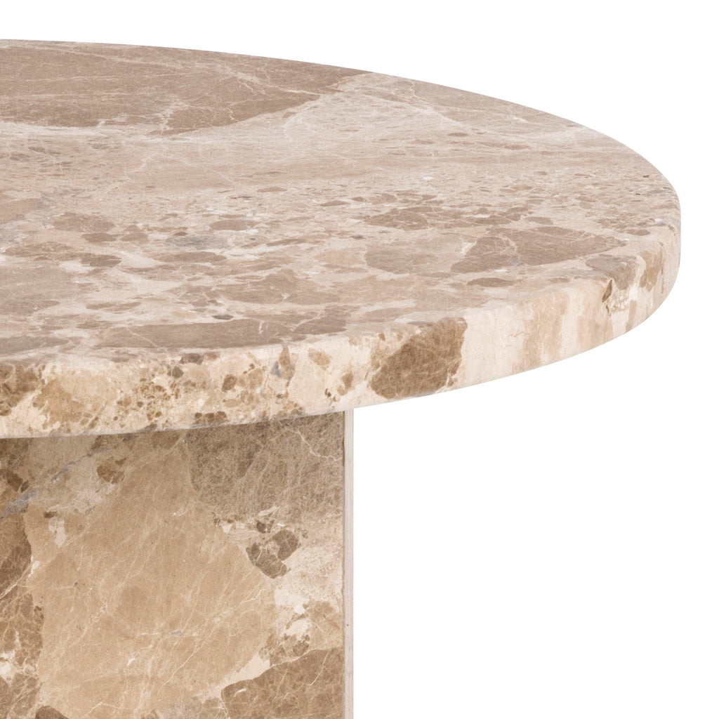 Naxos Side Table in Brown Marble - image 6
