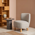 Naxos Round Side Table in Marron Marble - image 3
