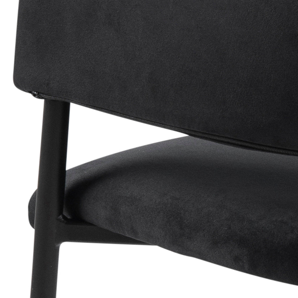 Christo Dining Table in Oak 220x105cm including 6 Lima Dining Chairs with Armrest in Black - image 12