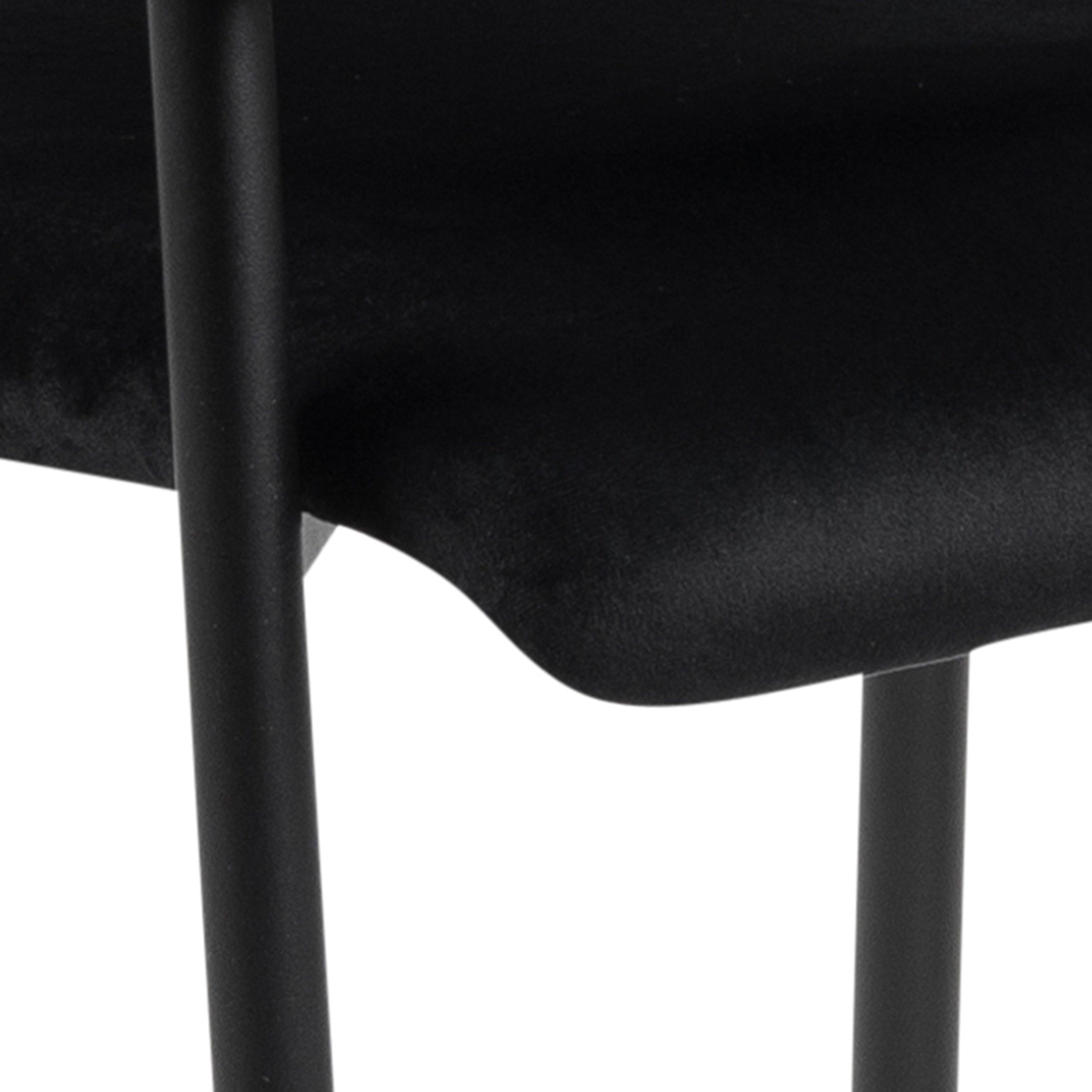 Christo Dining Table in Oak 220x105cm including 6 Lima Dining Chairs with Armrest in Black - image 13