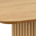 Christo Dining Table in Oak 220x105cm includes 6 Ida Dining Chairs in Black - image 5
