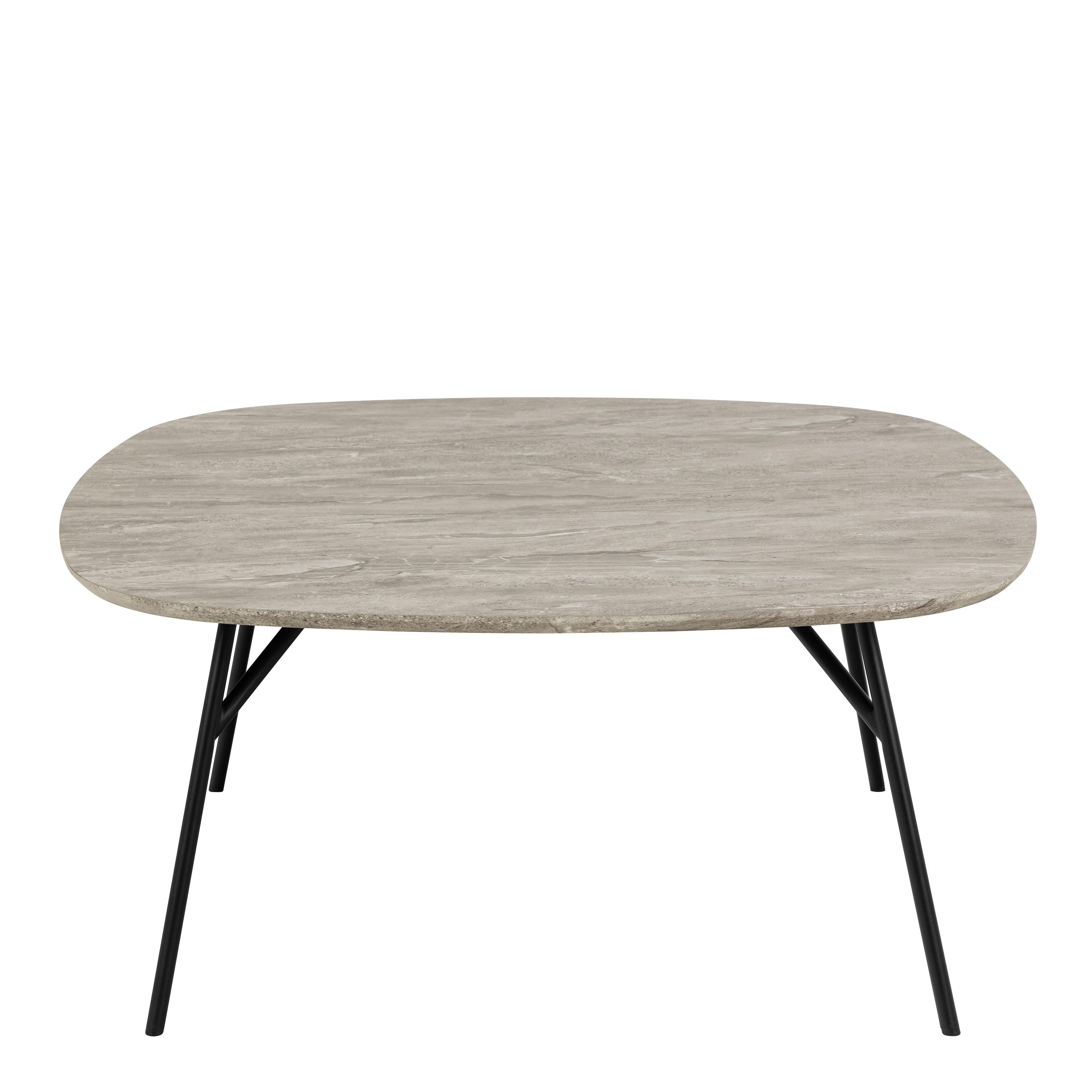 Caracas Coffee Table with Grey Marble Effect - image 2