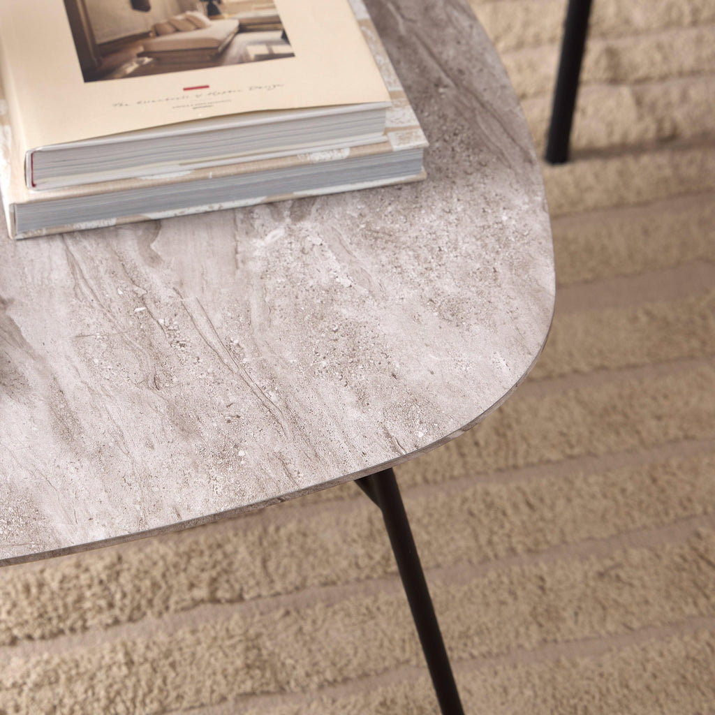 Caracas Coffee Table with Grey Marble Effect - image 4