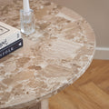Naxos Round Coffee Table in Brown Marble - image 5