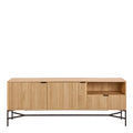 Jaipur Sideboard with 2 Doors and 2 Shelves in Oak - image 2