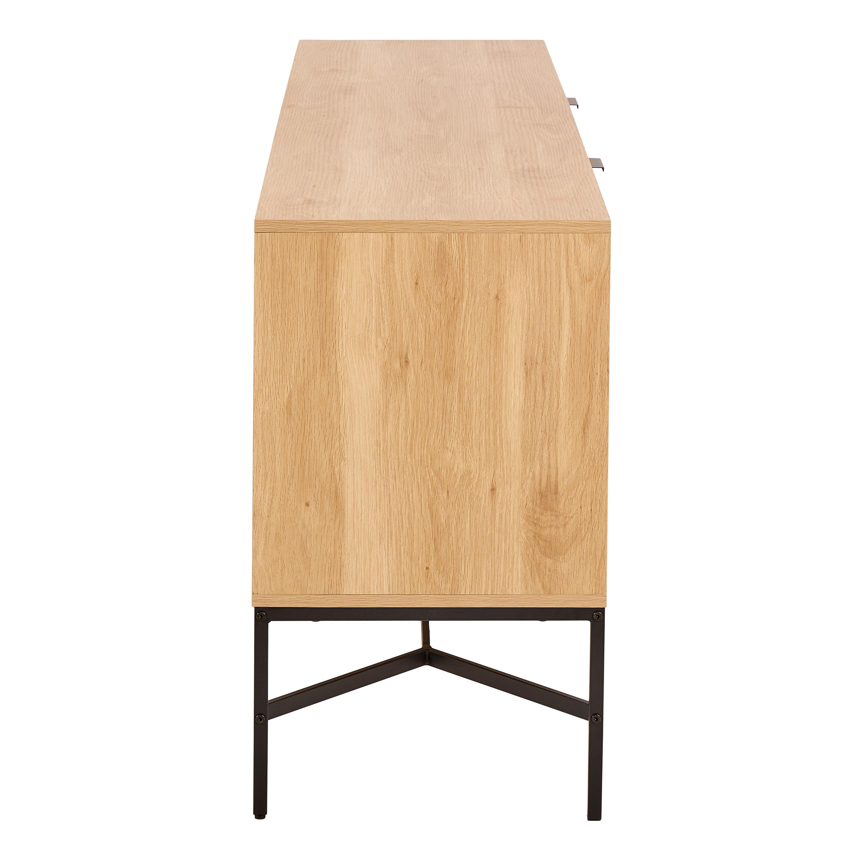 Jaipur Sideboard with 2 Doors and 2 Shelves in Oak - image 4