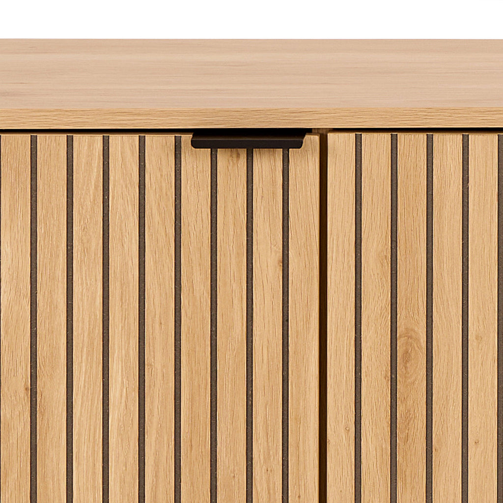 Jaipur Sideboard with 2 Doors and 2 Shelves in Oak - image 6