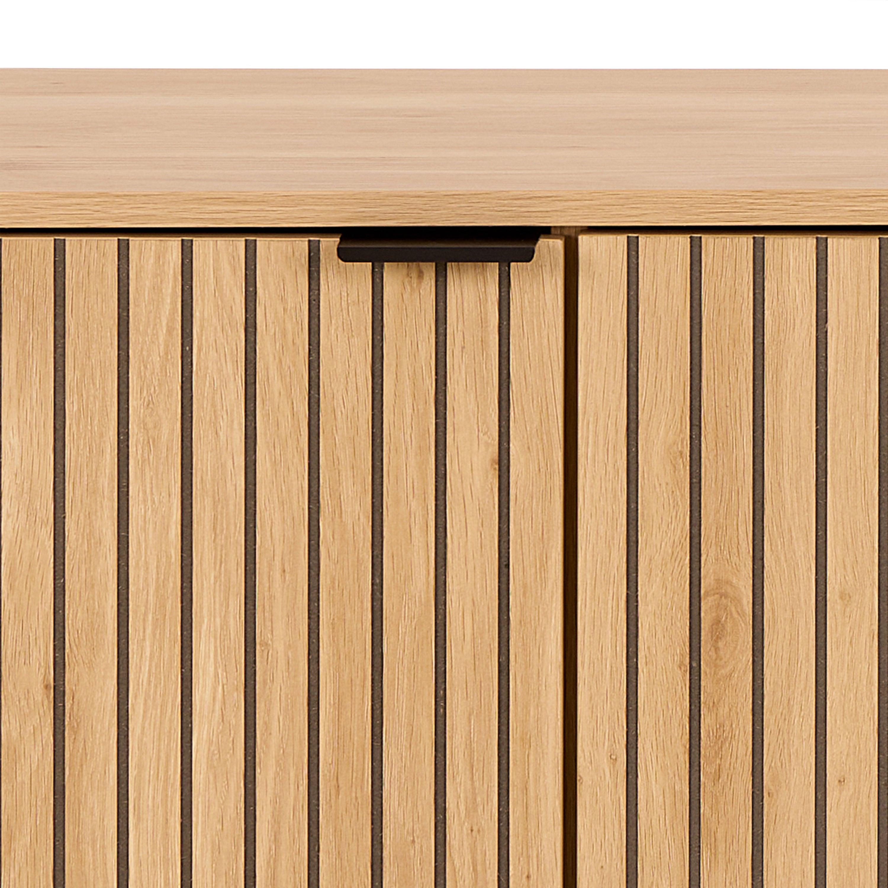 Jaipur Sideboard with 2 Doors and 2 Shelves in Oak - image 6