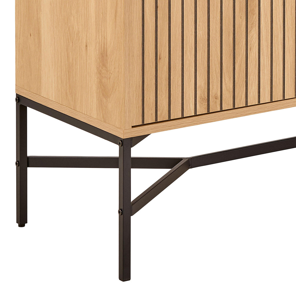Jaipur Sideboard with 2 Doors and 2 Shelves in Oak - image 7
