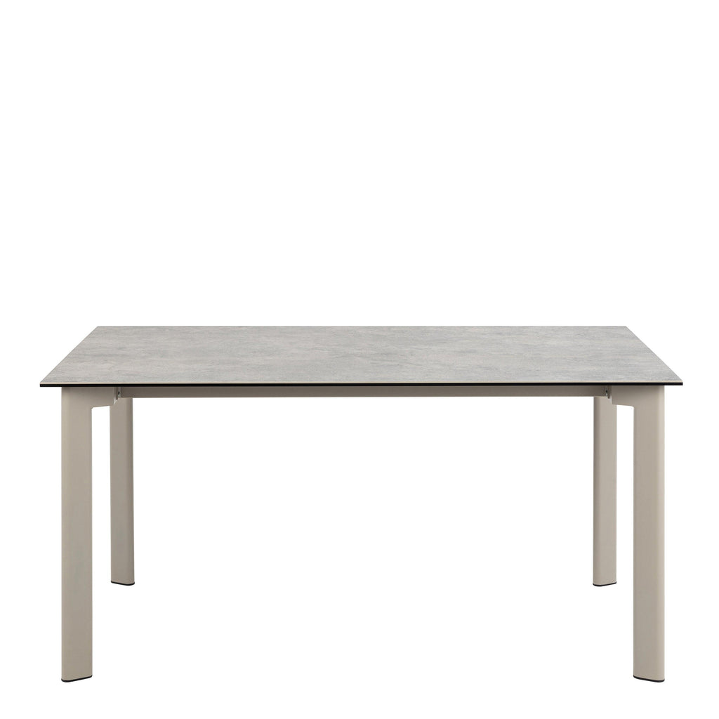 Palermo Ceramic Dining Table in Grey 160x90cm - image 2