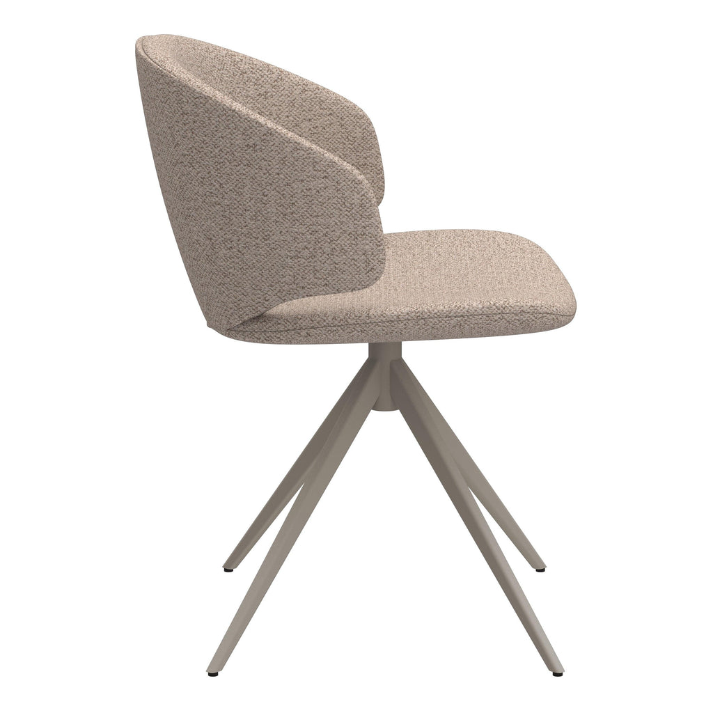 Palermo Ceramic Dining Table in Grey 160x90cm includes 4 Ella Swivel Beige Dining Chairs - image 12