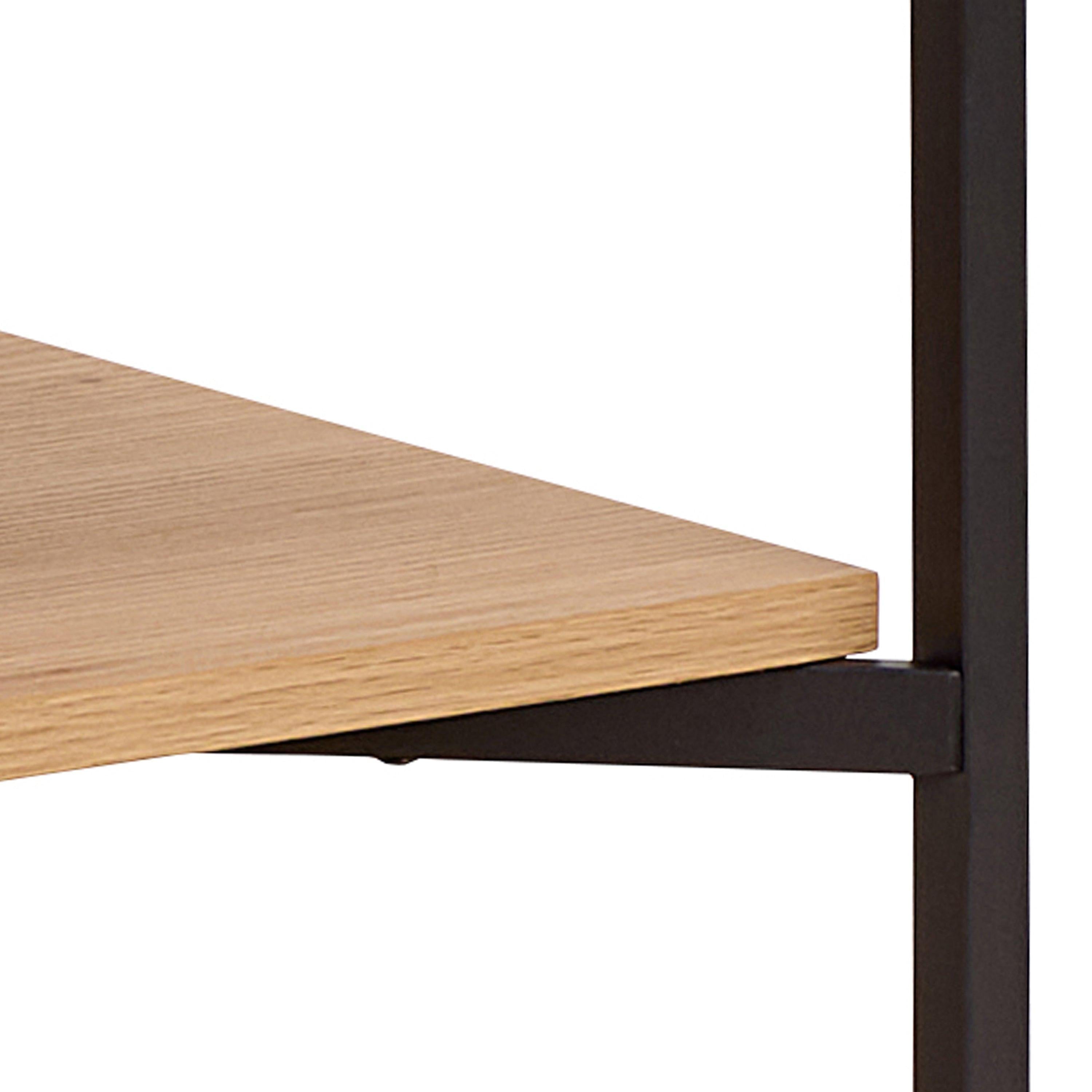 Jaipur Cabinet 2 Doors 3 Shelves with Oak Lamella Front - image 8