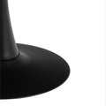 Malta Ceramic Round Dining Table Grey/Black 90x75 cm - image 3
