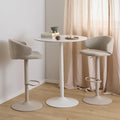 Malta Round Bar Table in Ceramic White - image 2