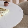 Malta Round Bar Table in Ceramic White - image 3