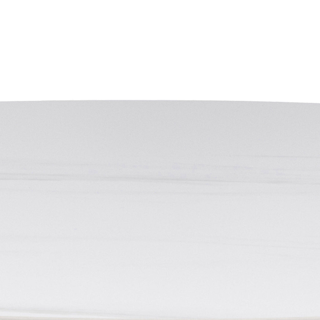 Malta Round Bar Table in Ceramic White - image 4