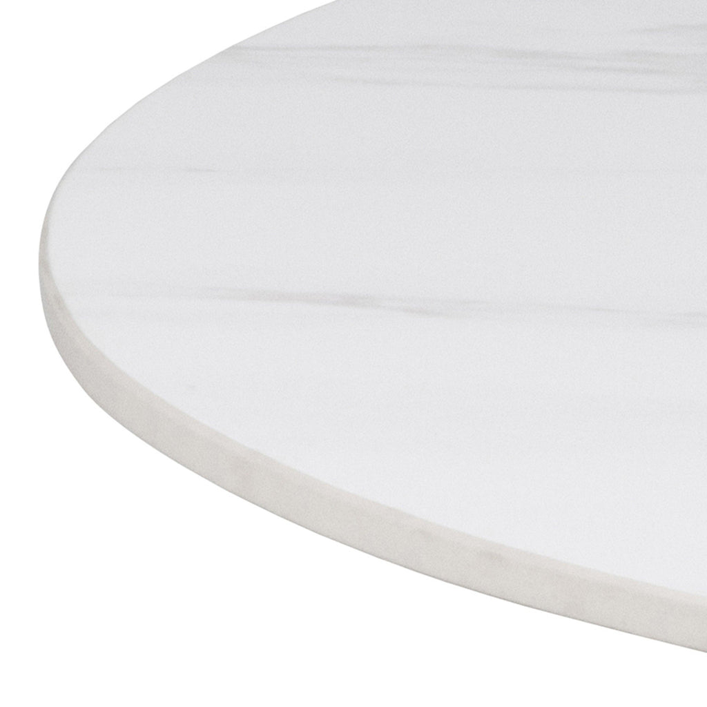 Malta Round Bar Table in Ceramic White - image 6