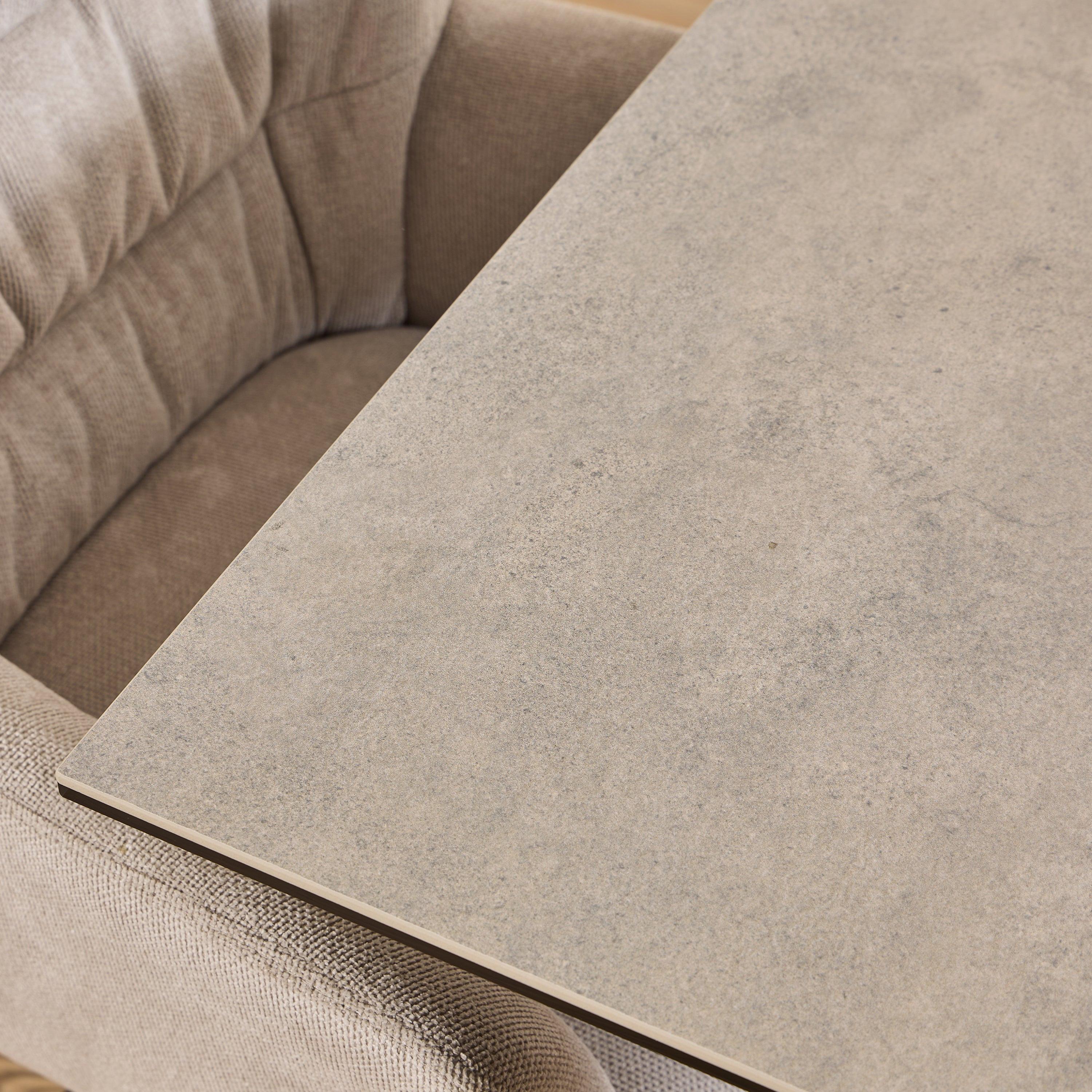 Heaven Dining Table with Ceramic Grey Top 135cm - image 4