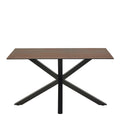 Heaven Dining Table with Ceramic Rusty Brown Top 135cm - image 2