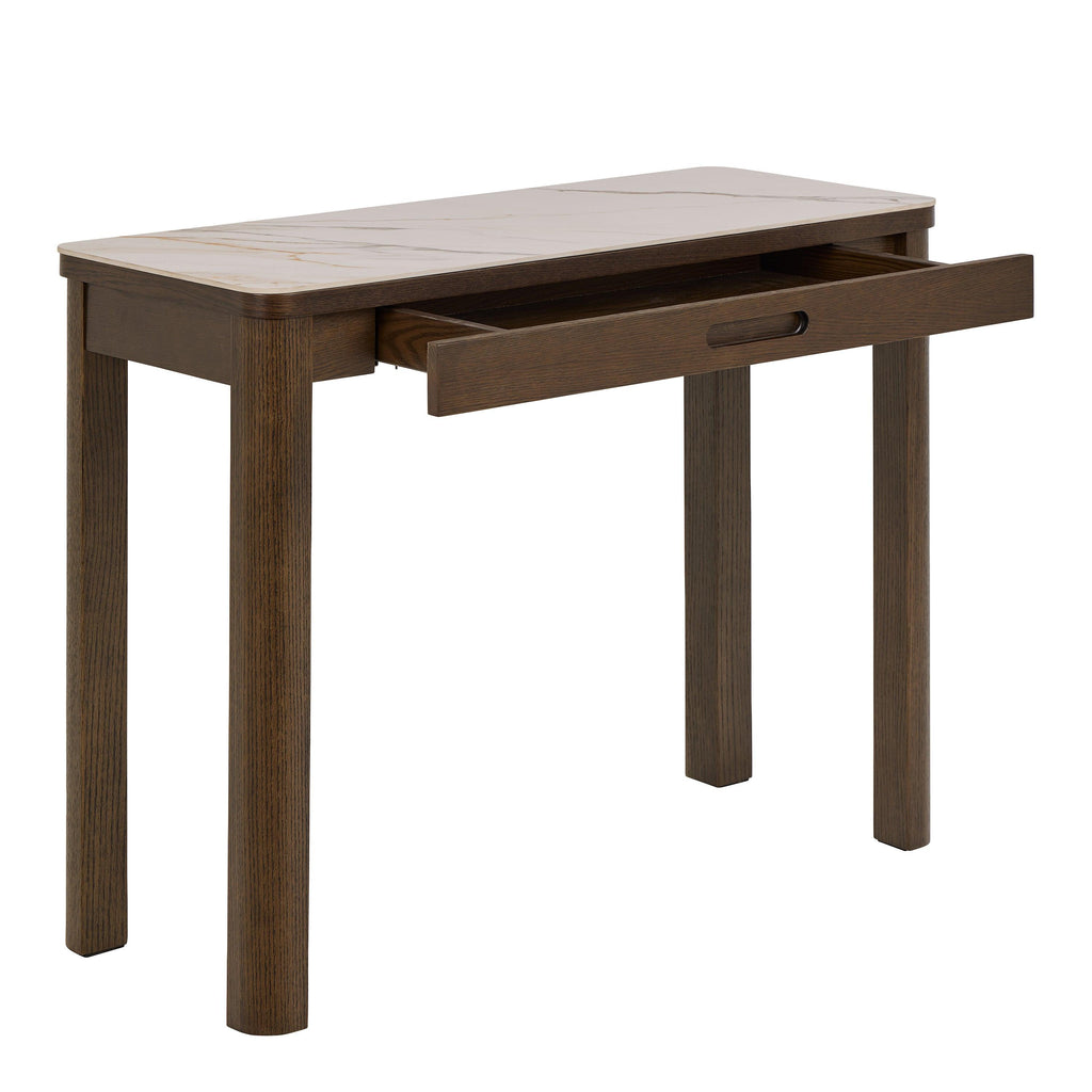 Southampton Console Table 1 Drawer in Cream Ceramic - image 4