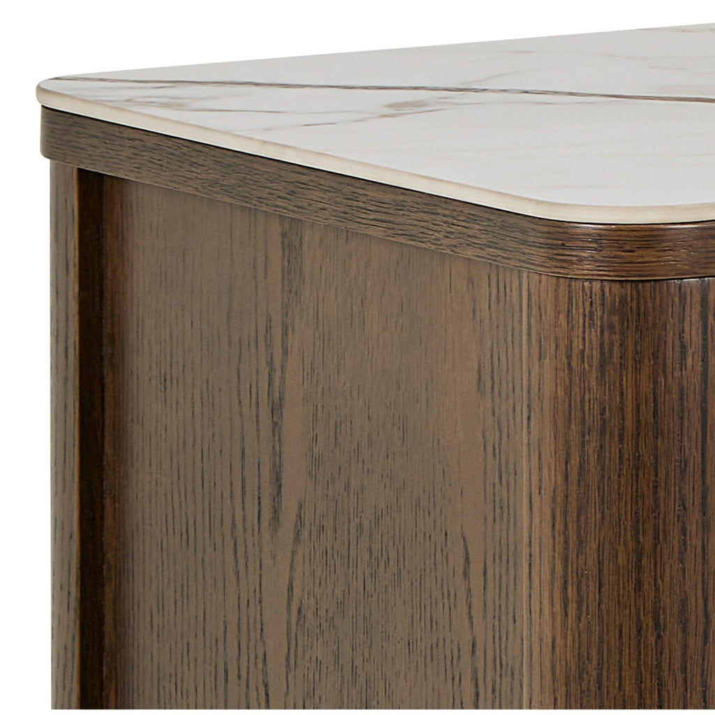 Southampton Sideboard with 2 Doors 2 Drawers and 2 Shelves in Cream Ceramic - image 10