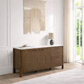 Southampton Sideboard with 2 Doors 2 Drawers and 2 Shelves in Cream Ceramic - image 5