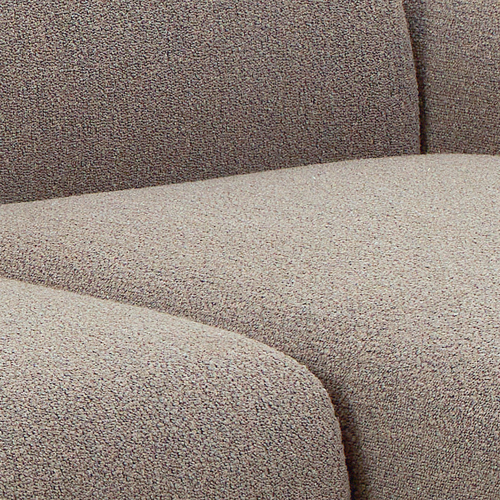 Midfield Right Hand Facing 2 Seater Chaise Longue in Boucle Beige Fabric - image 11