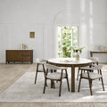Southampton Round Extendable Dining Table in Cream Ceramic 120cm - image 3