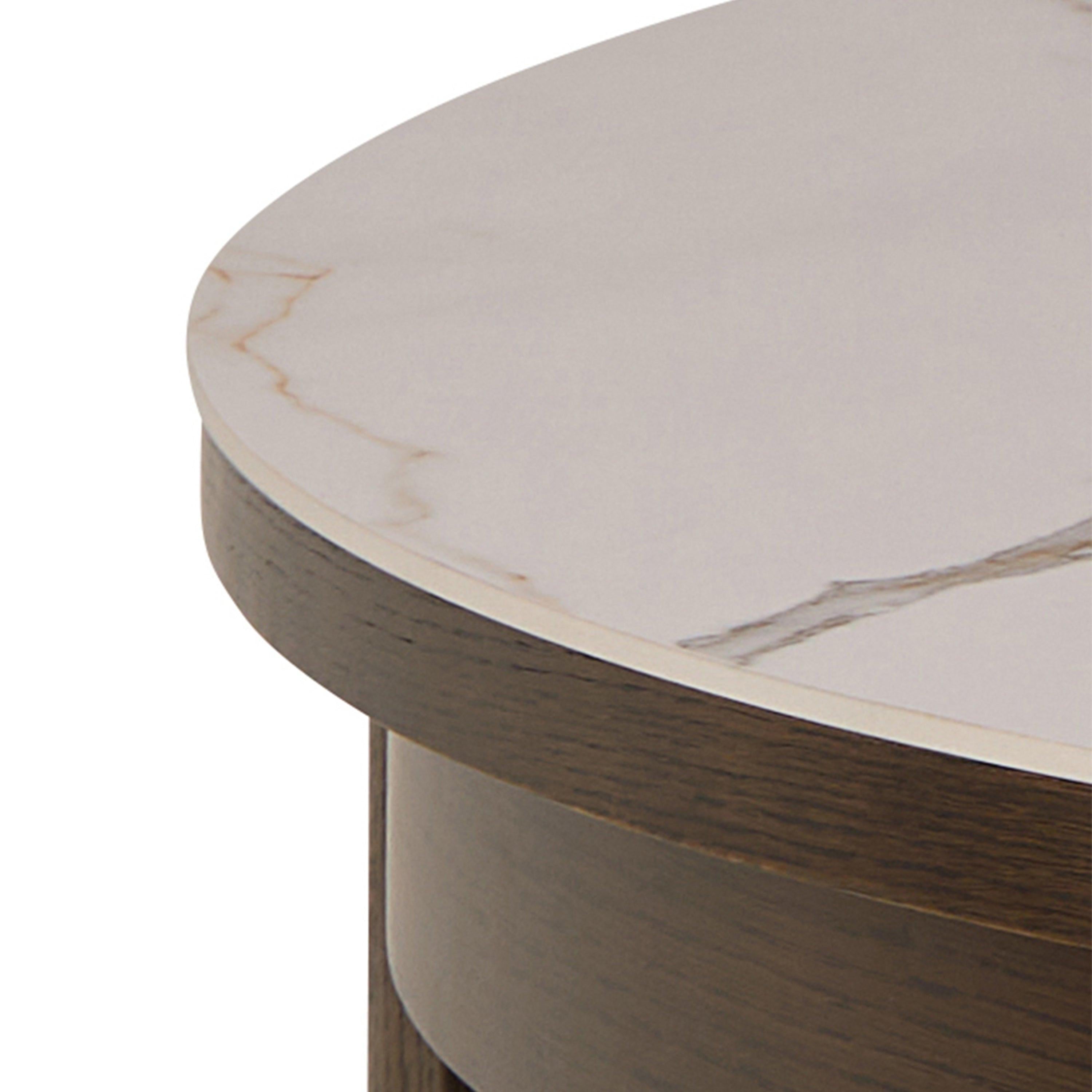 Southampton Round Extendable Dining Table in Cream Ceramic 120cm - image 7