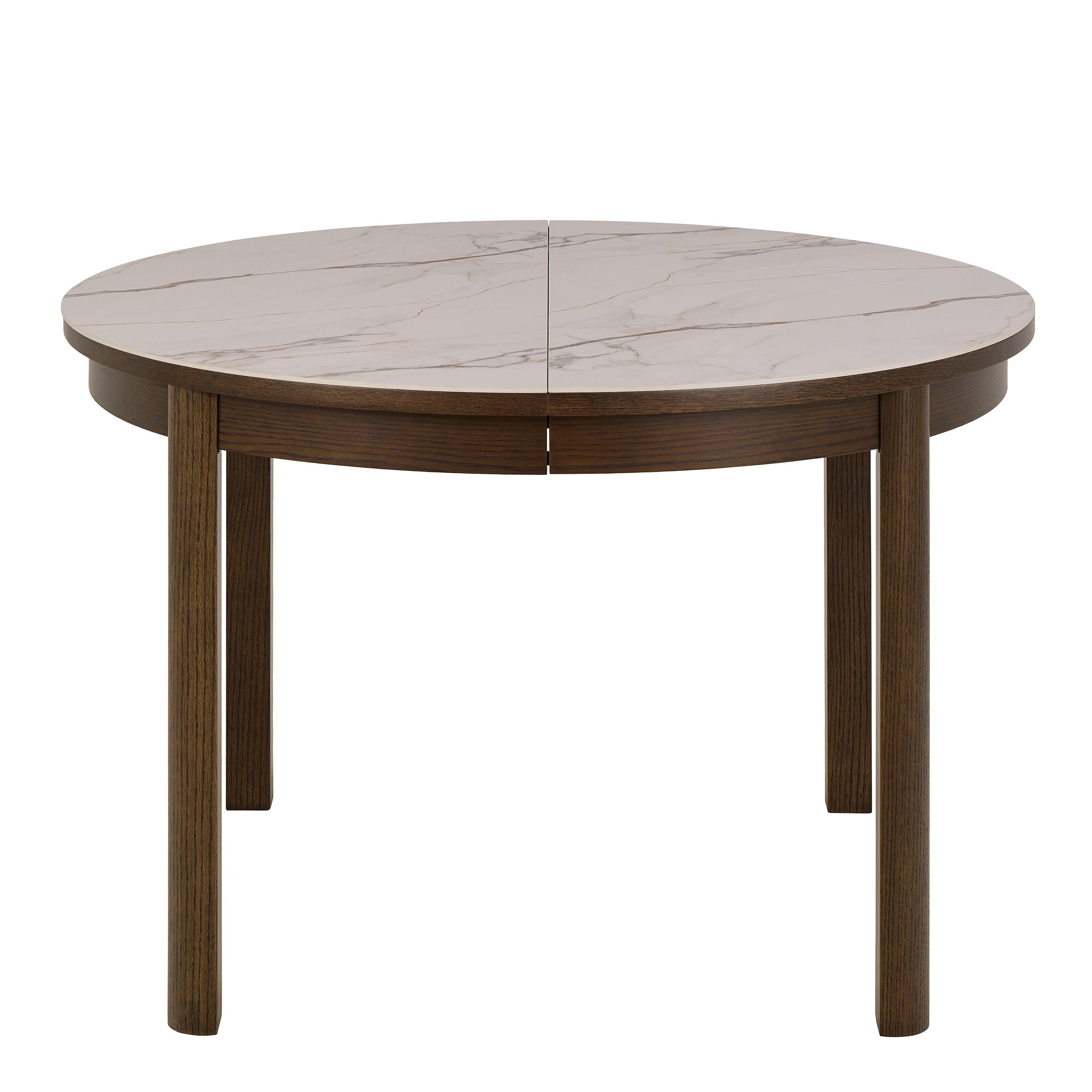 Southampton Round Extendable Dining Table in Cream Ceramic 220cm - image 2
