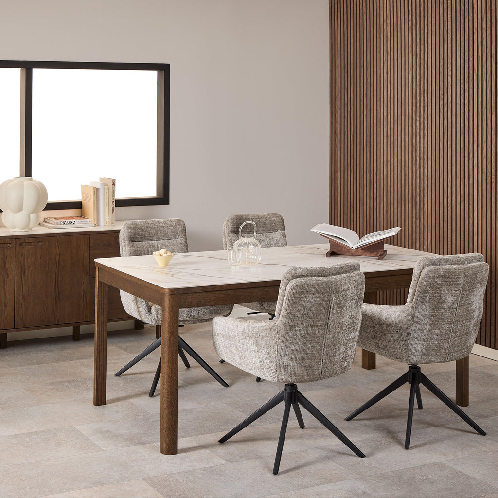 Southampton Dining Table in Cream Ceramic 180x90cm - image 4