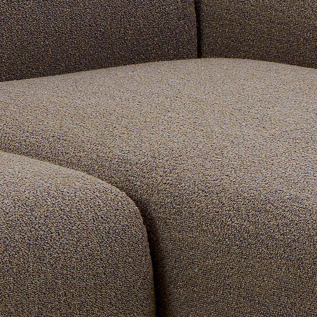 Midfield Right Hand Facing 2 Seater Chaise Longue in Boucle Taupe Fabric - image 11